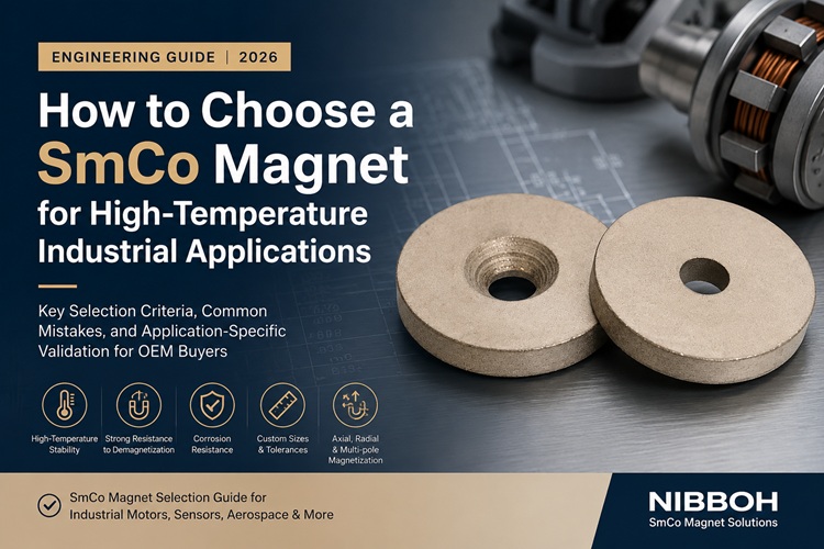 How to Choose a SmCo Magnet for High-Temperature Industrial Applications | 2026 Engineering Guide