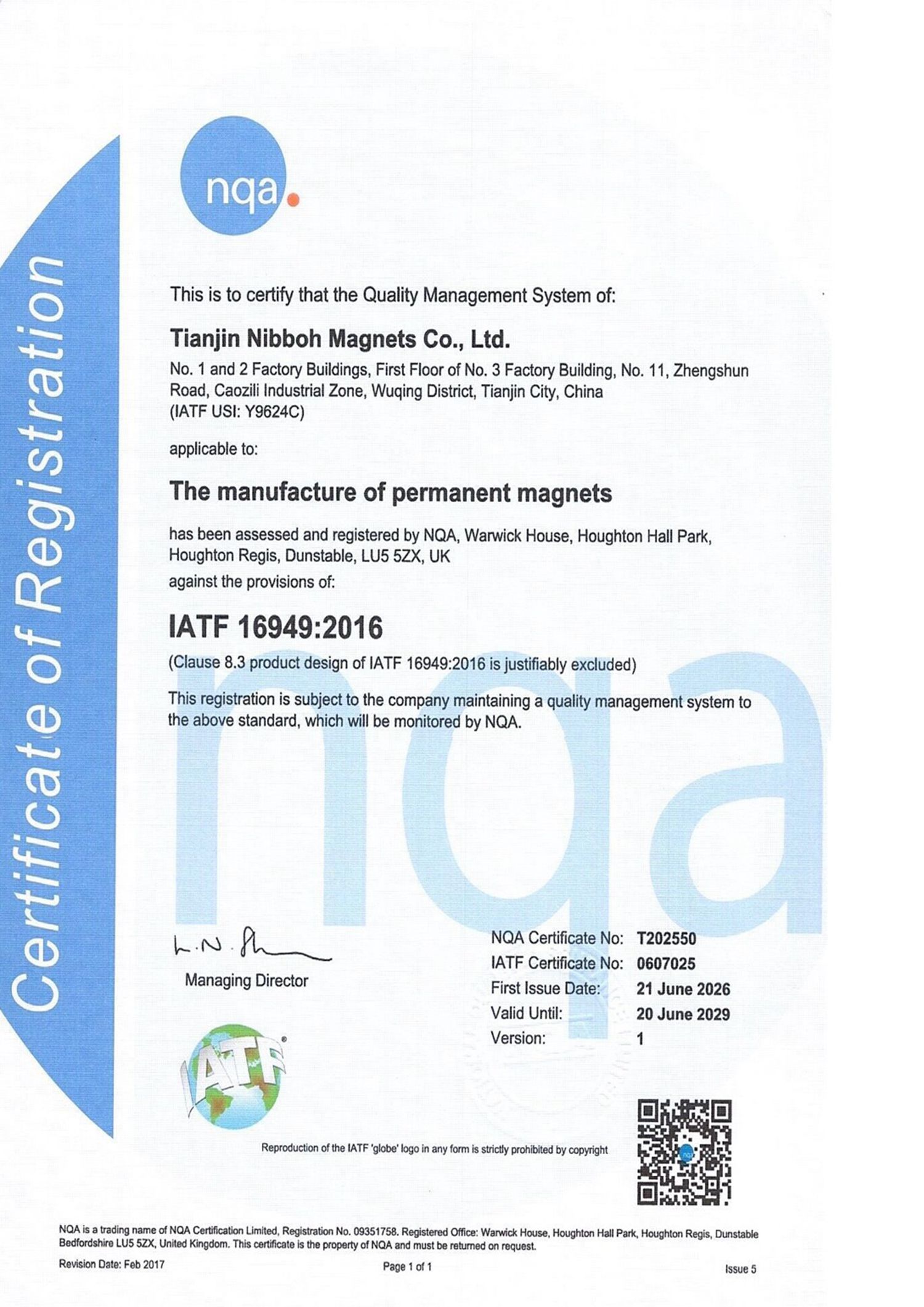 IATF 16949 OK